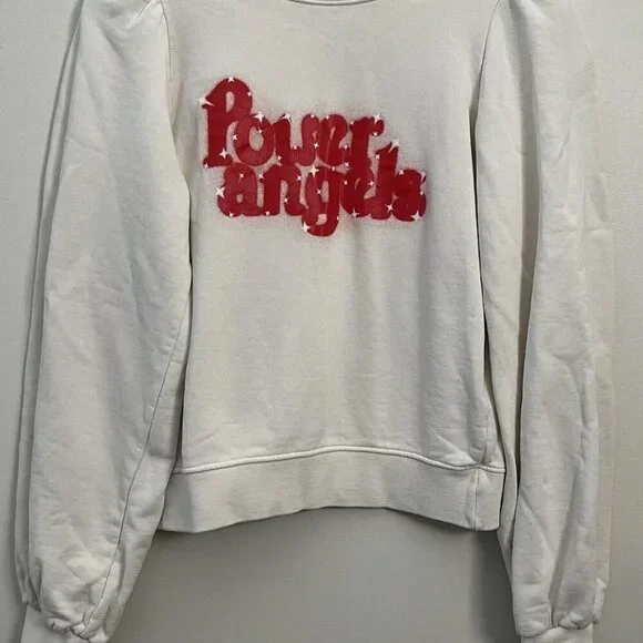 GANNI POWER ANGELS GRAFFITI CREWNECK - Picture 2 of 10